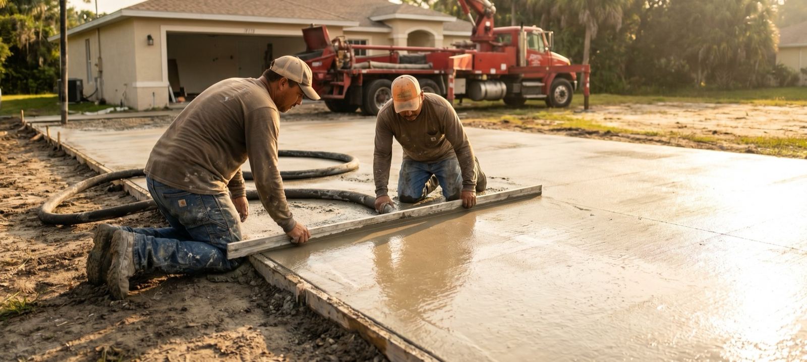 Waterproofing crew on a job